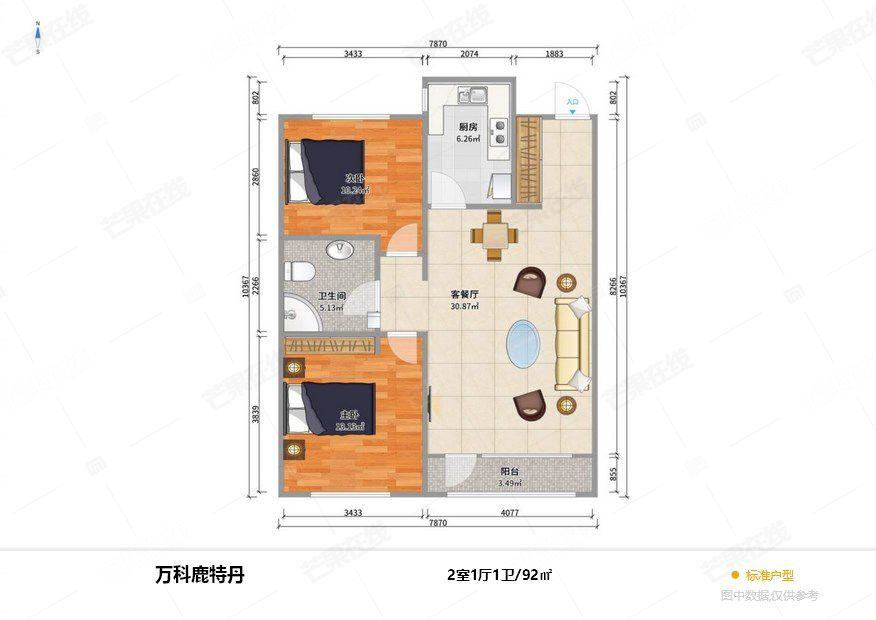 整租·万科鹿特丹