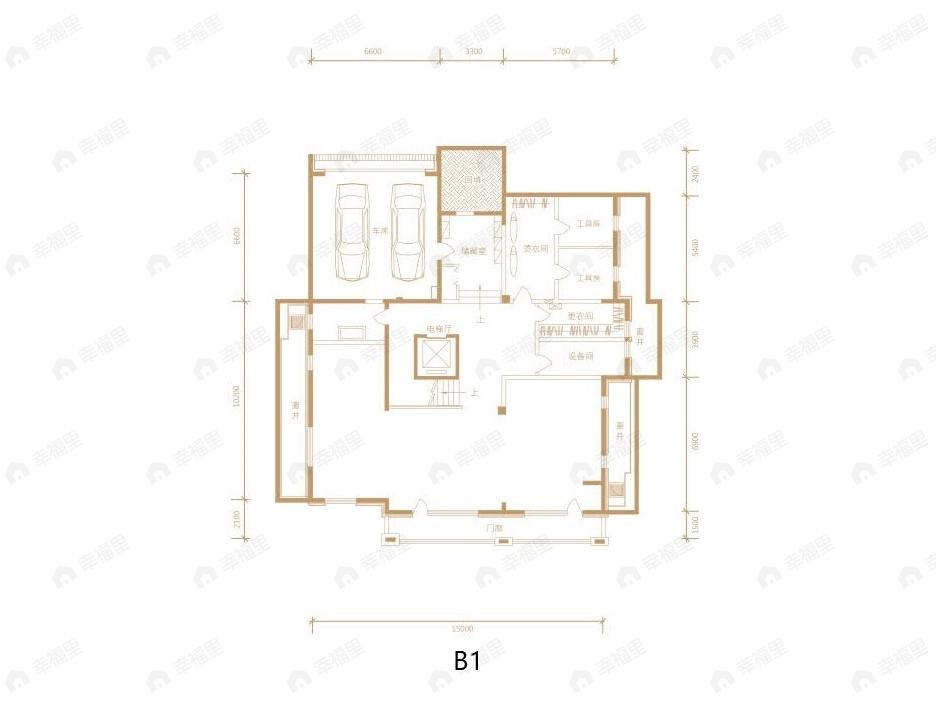 润泽御府5室4厅5卫户型图