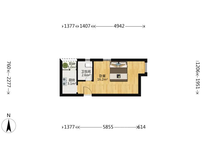 整租·彩天名苑