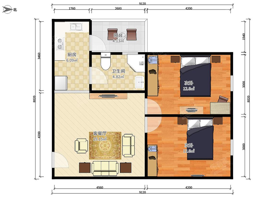 整租·康城(江海)
