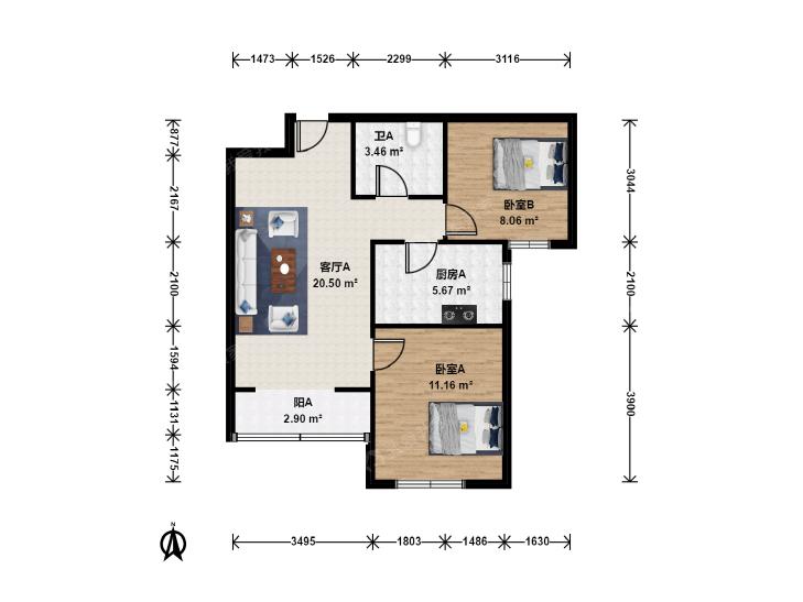 整租·丽泽景园
