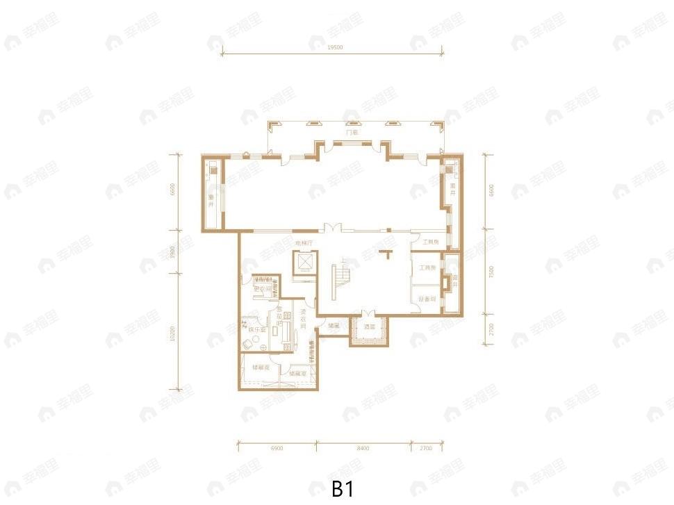 润泽御府5室4厅5卫户型图