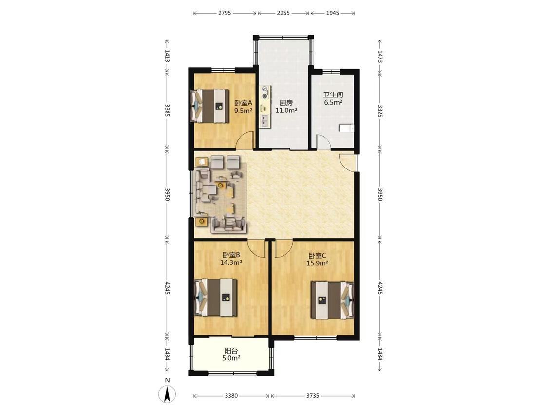 整租·景明花苑