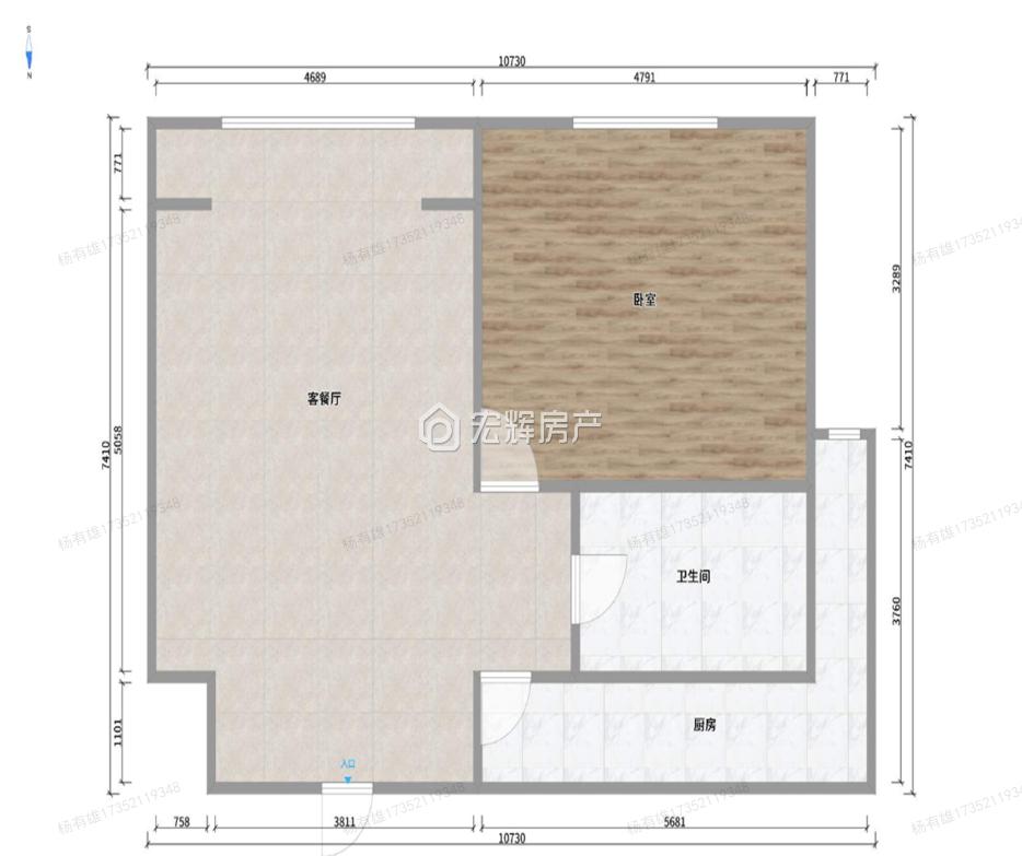 整租·新厦水岸天成