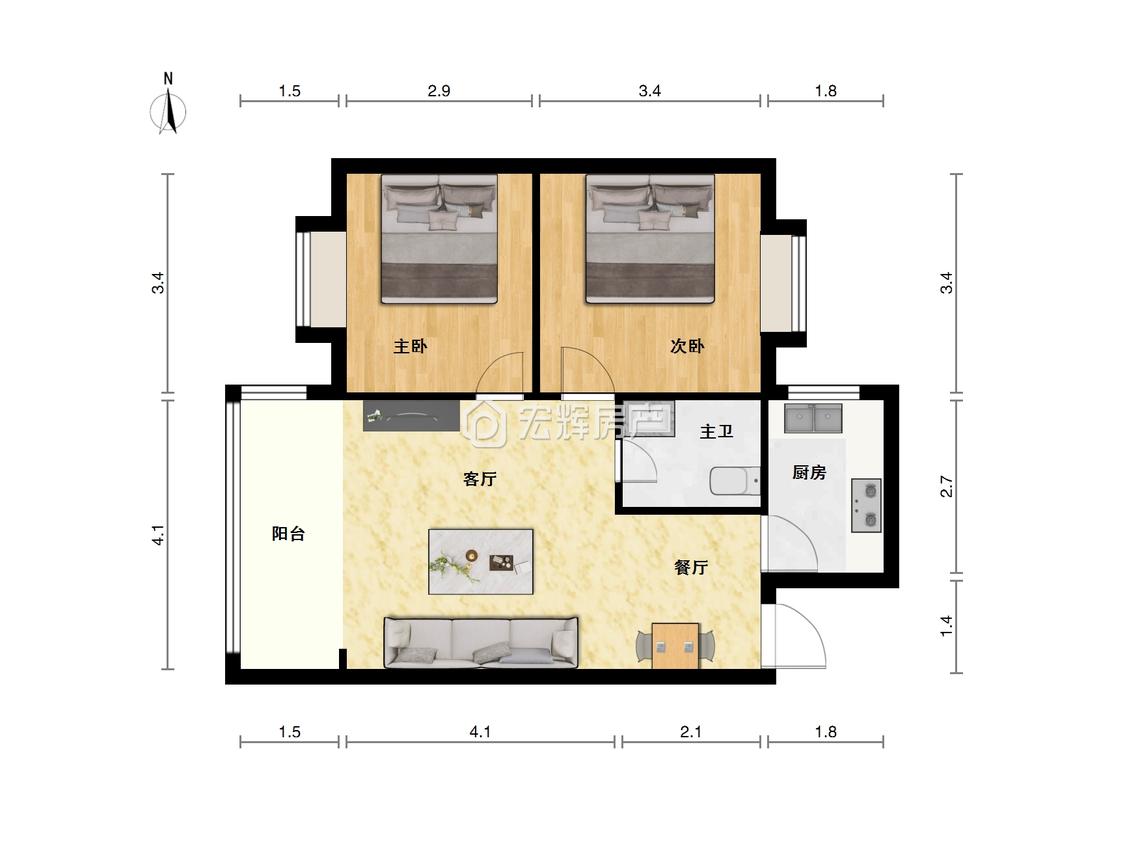 整租·阳光家园牡丹苑