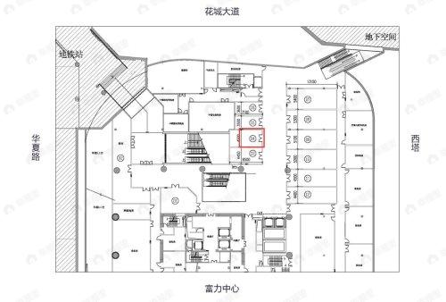 富力盈凯广场1室户型图