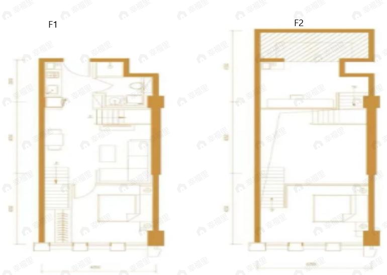 中冶德贤公馆3室1厅1卫户型图