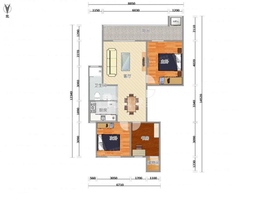 整租·长江国际(泓园)