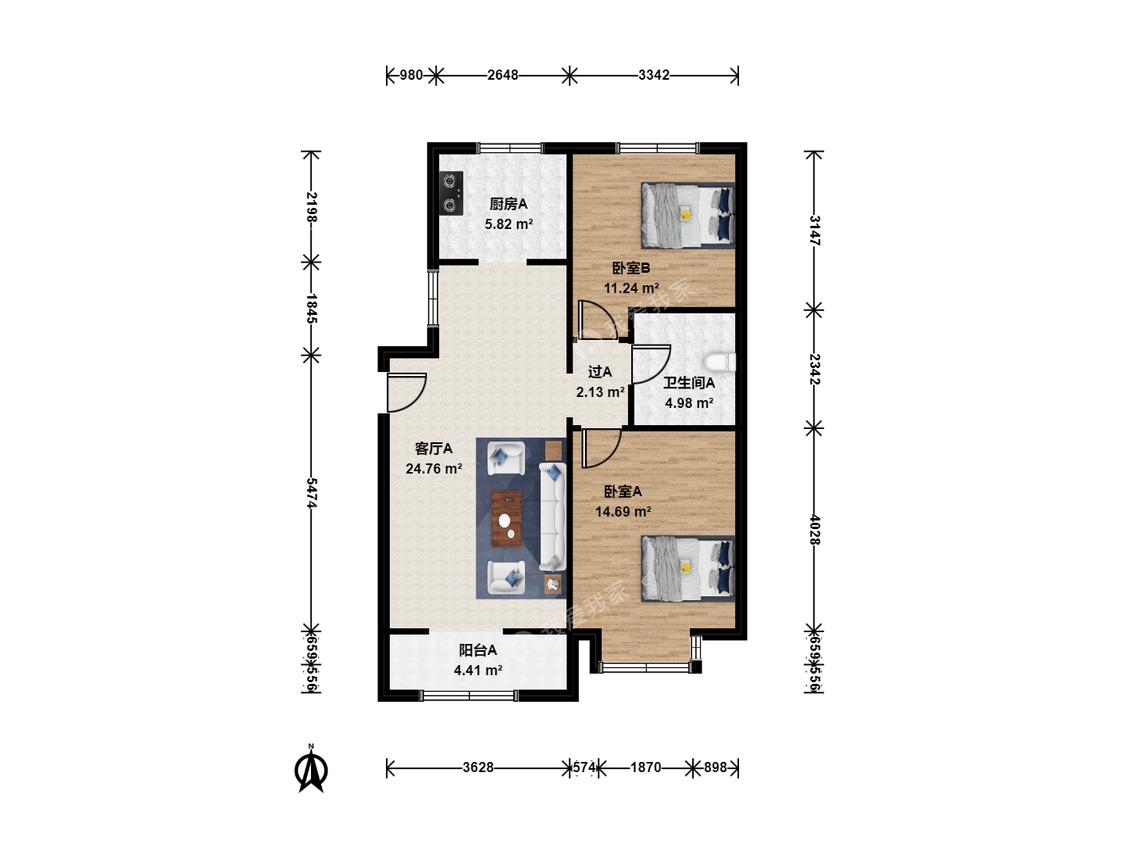 整租·南开悦玺