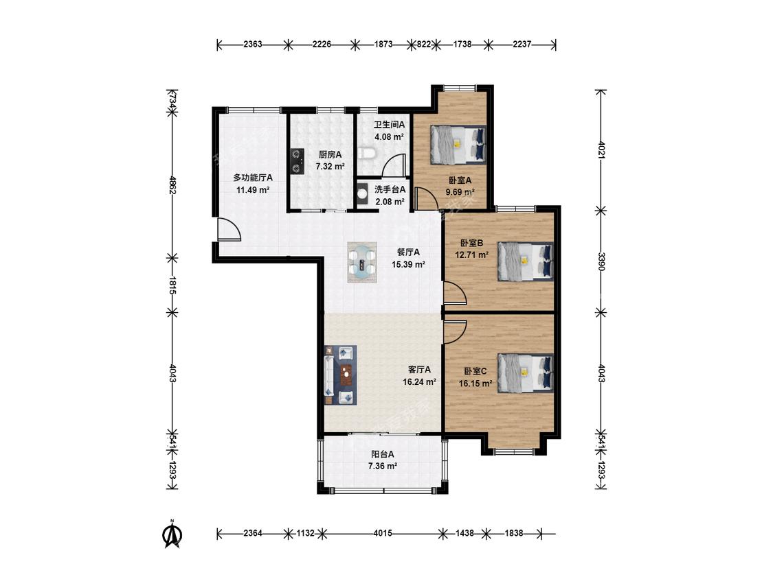 整租·万裕龙庭水岸
