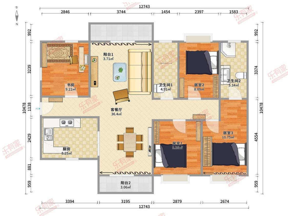 整租·保利中央公园(一期中景)