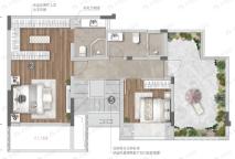 中航昕晖璟辰4室2厅3卫户型图