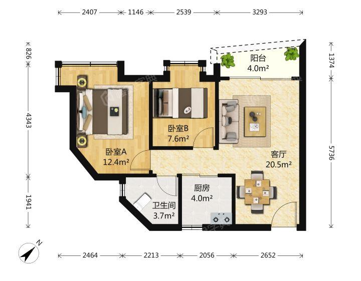 整租·骏皇名居