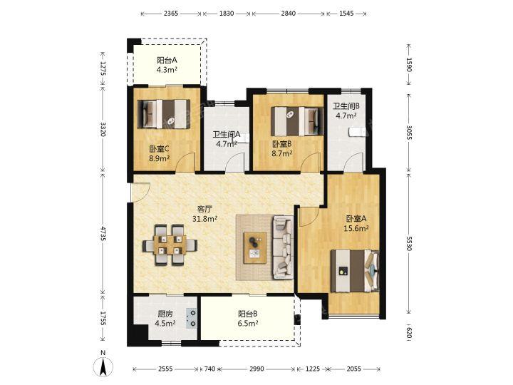 整租·角美中骏四季阳光一期