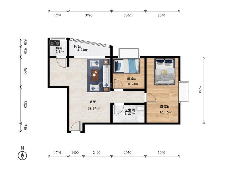 整租·西豪逸景家园