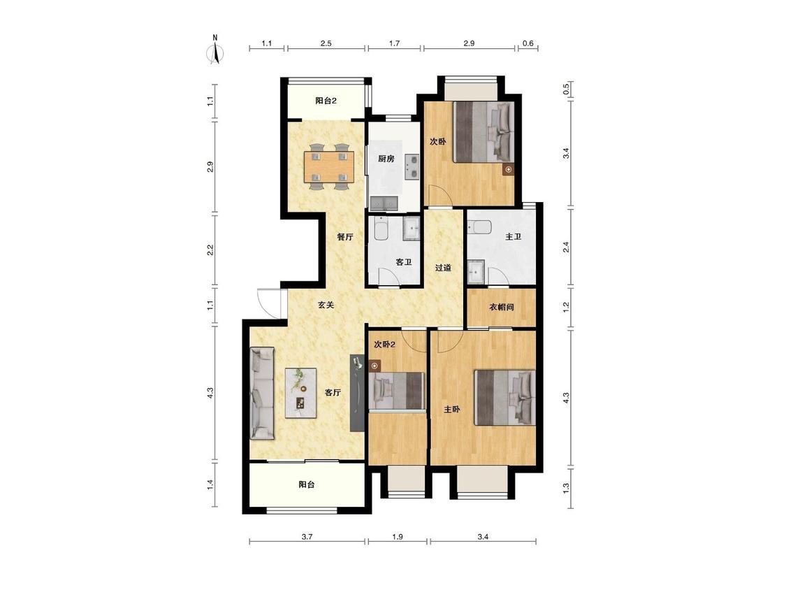 整租·曹杨五月天