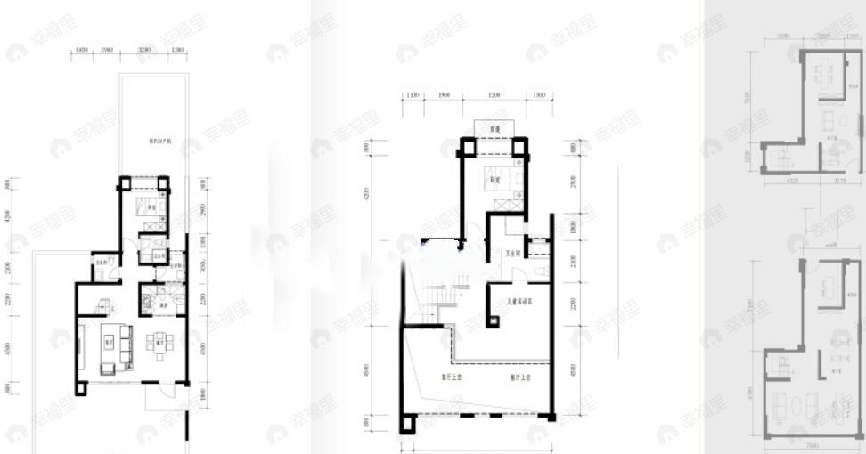 4室2厅3卫建面148平户型图