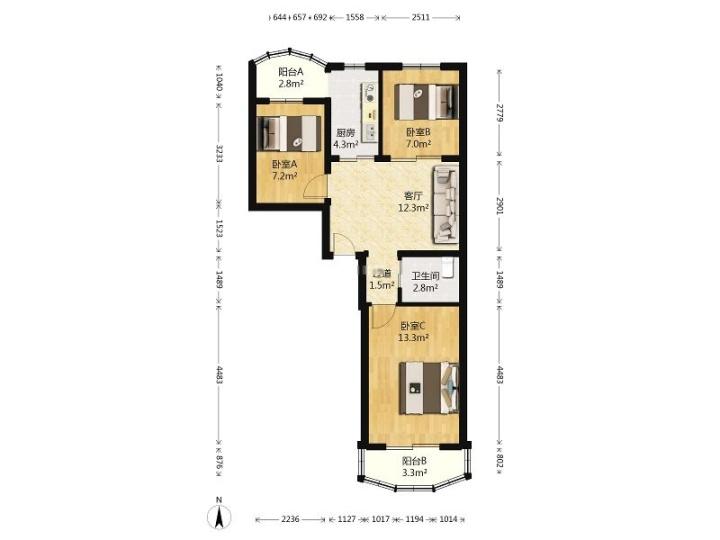 整租·西潞园一里