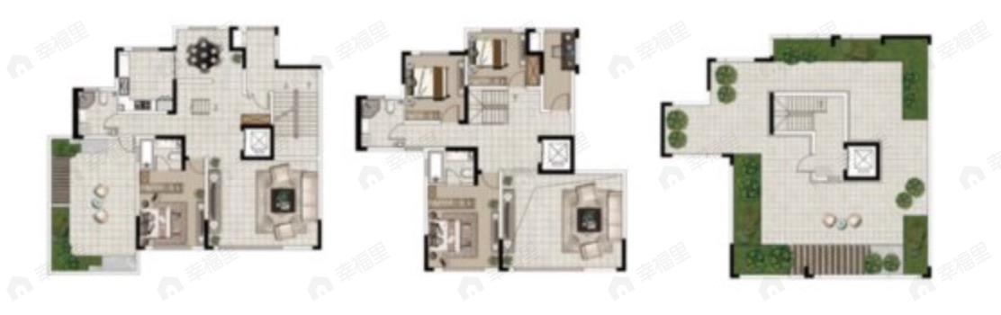 5室2厅4卫建面266平南户型图