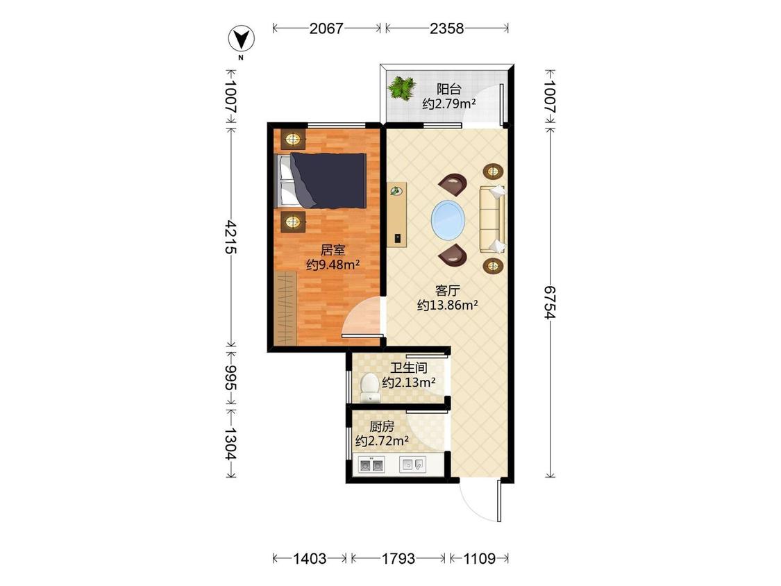 整租·旭飞花园