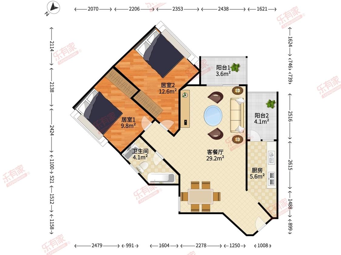 整租·凯茵新城(雅湖居)