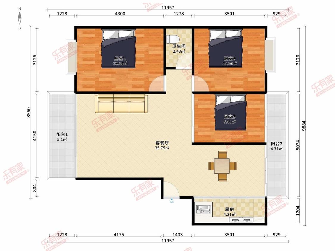 整租·帕佳图尚品