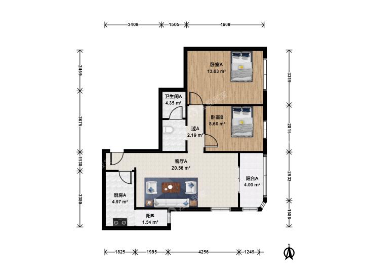 整租·汇达公寓