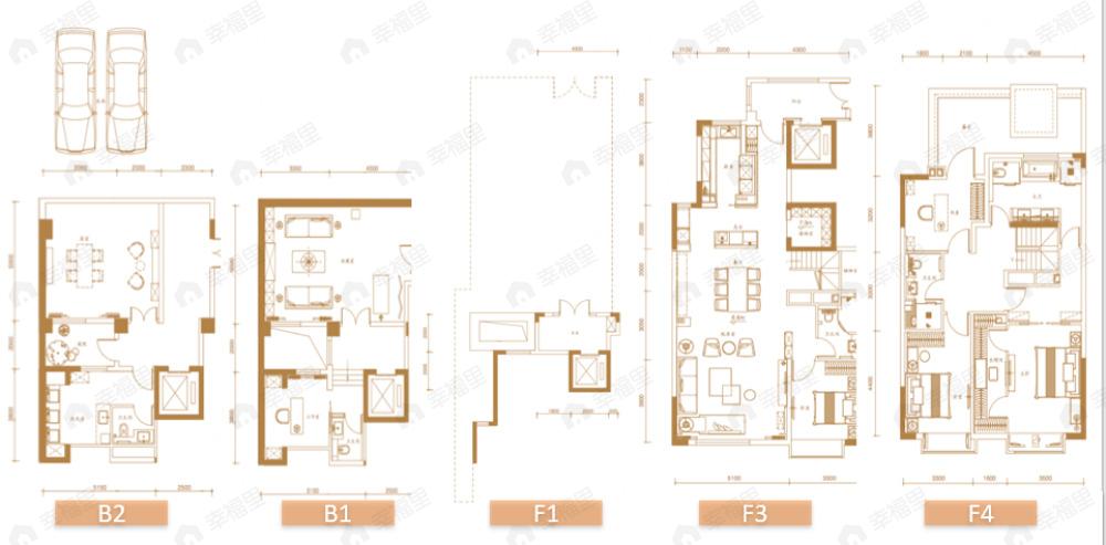 葛洲坝中国府4室2厅5卫户型图