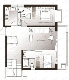 3室3厅3卫建面158平东户型图