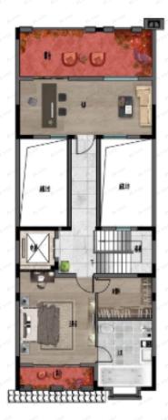 骆驼湾4室2厅3卫户型图