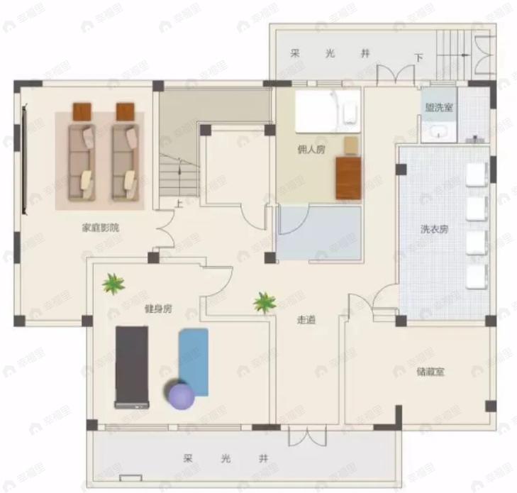 吉宝佘山御庭5室4厅5卫户型图