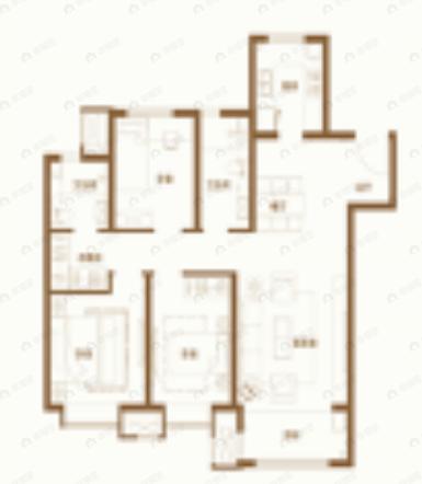 农垦含章雅著3室2厅2卫户型图