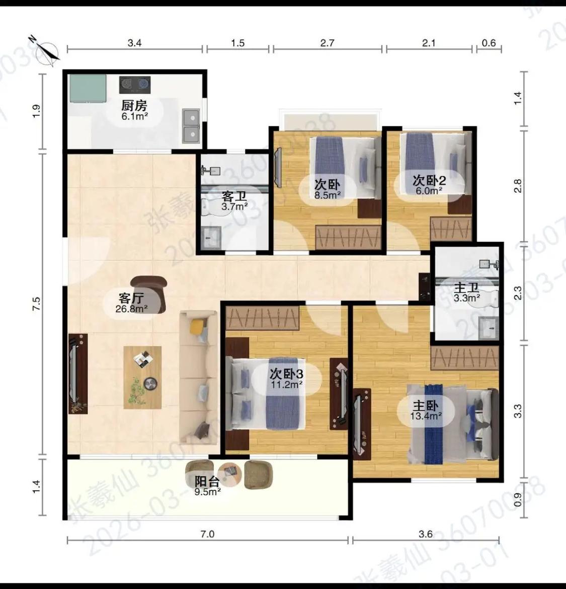 整租·海伦湾(三期)