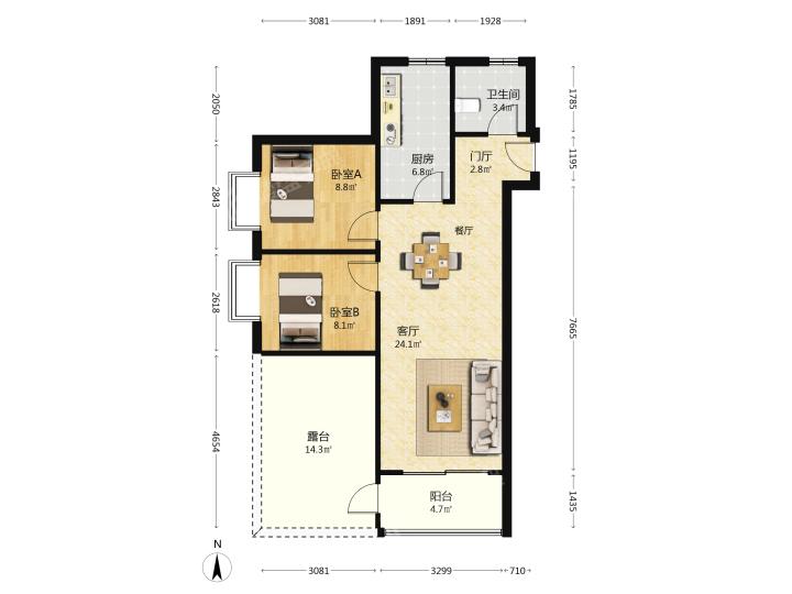 整租·曲江龙邸