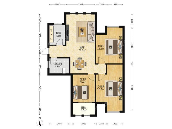 整租·中天锦庭