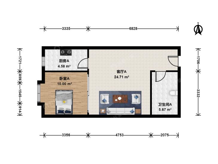 整租·金地悦景台
