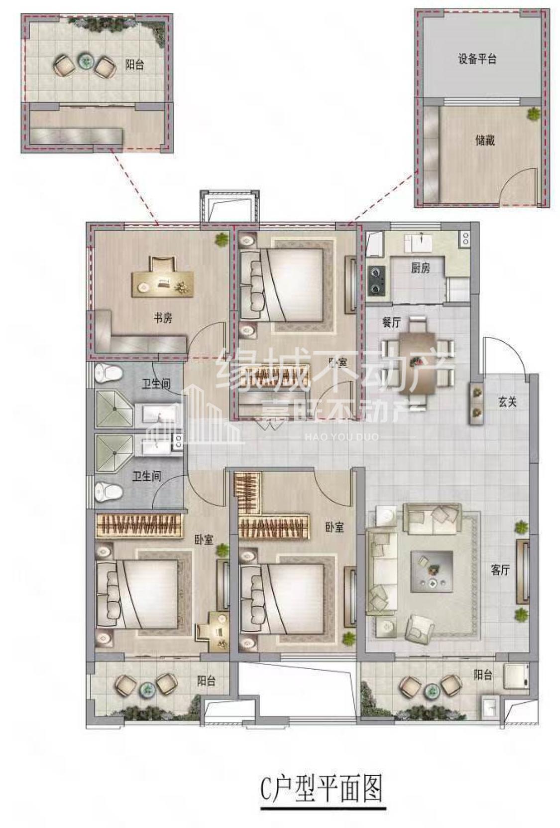 整租·上坤碧桂园大都会