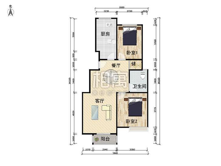 整租·DBC加州小镇(C区)