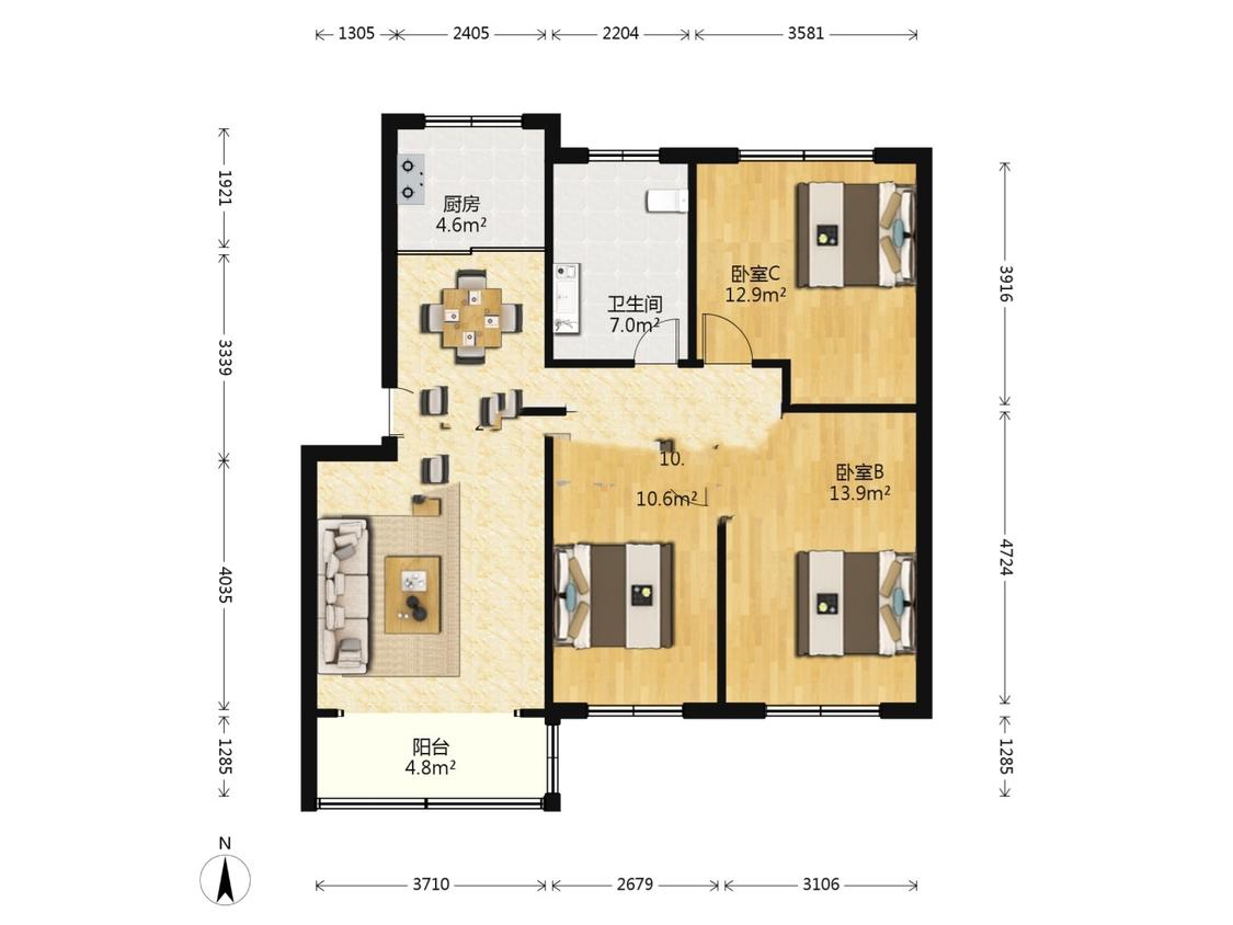 整租·一中小区