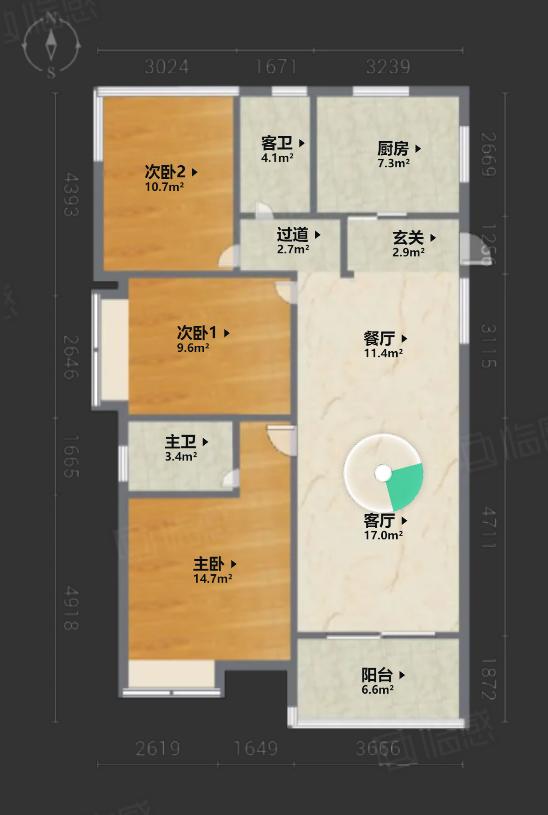 整租·中旅城(二期)