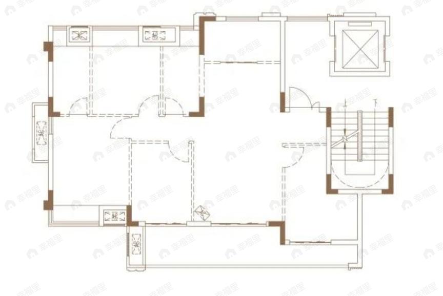 榕发江墘云筑4室2厅2卫户型图