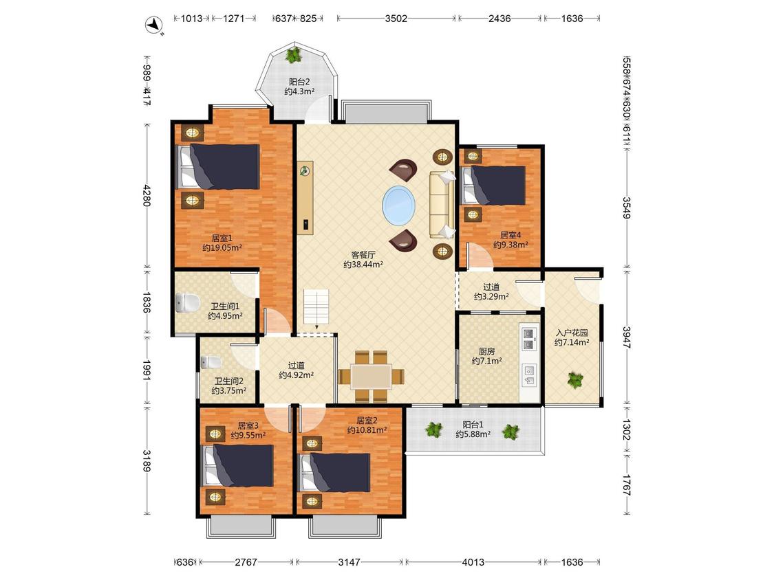 整租·弘雅花园(三期雅豪轩)