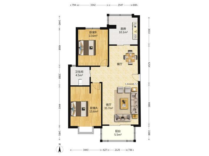 整租·前滩(晶萃名邸)