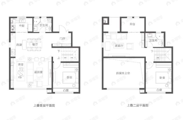 远洋潮起东方3室2厅2卫户型图
