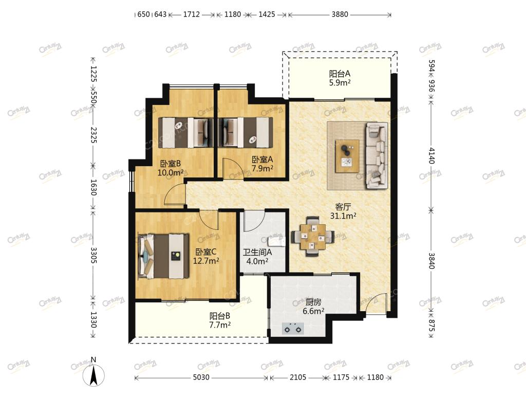 整租·观山悦一期