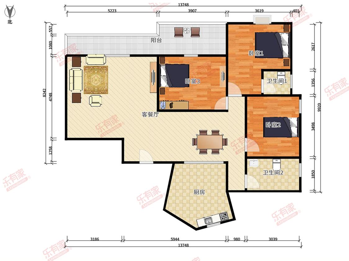 整租·帕佳图尚品