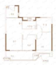 3室2厅1卫建面97平南户型图
