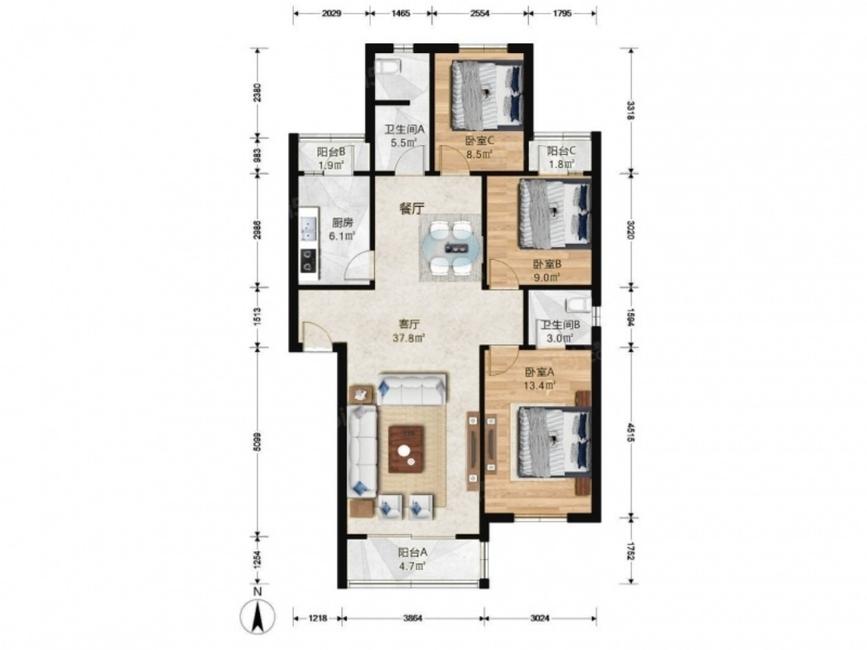 整租·北潞冠家园