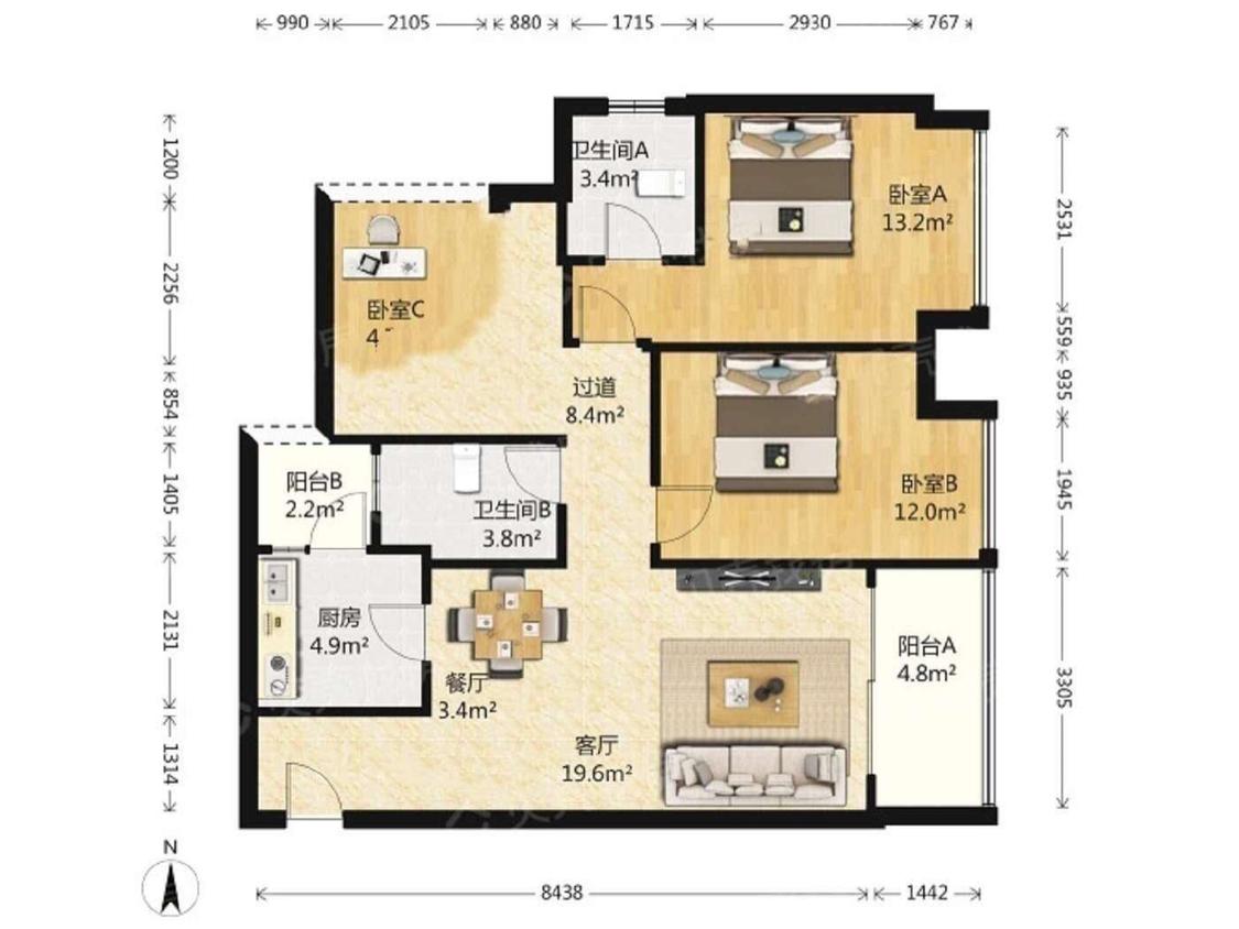 整租·保利观澜(三期）