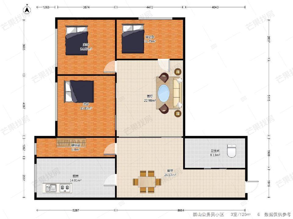 整租·崇山公务员住宅区